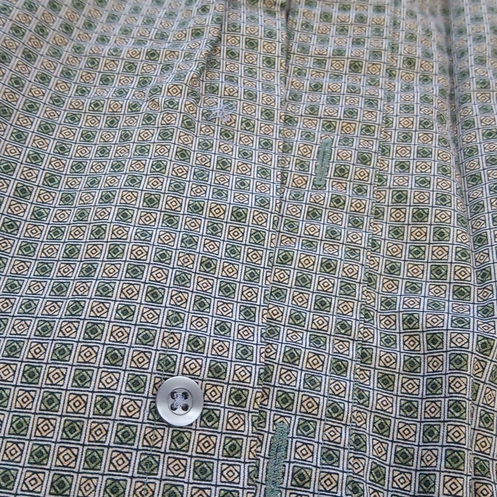 Patterned Button Down Front Long Sleeve Shirt Top - image 8